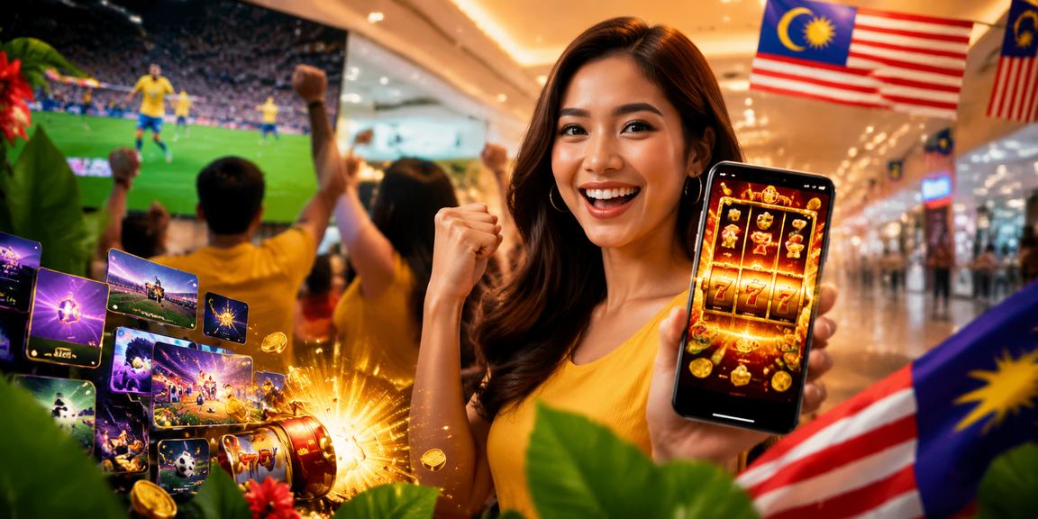Mesin slot moden di kasino Johor Bahru dengan reka bentuk menarik